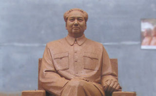 毛泽东伟人像铜雕塑